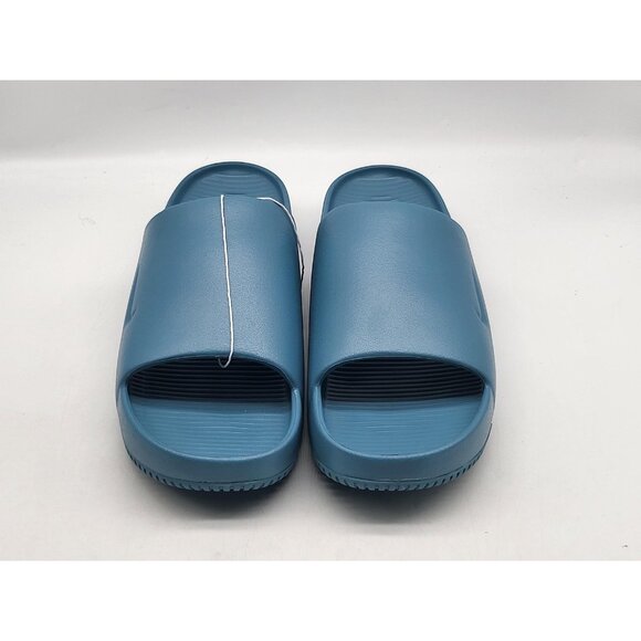 Nike Calm Slide Shoes Mens Size 10 Smokey Blue Slip On Rubber Sandals FD4116 005 main image 7